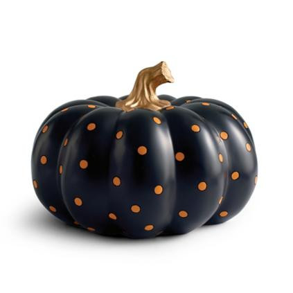 Small Dot Designer Pumpkin | Grandin Road