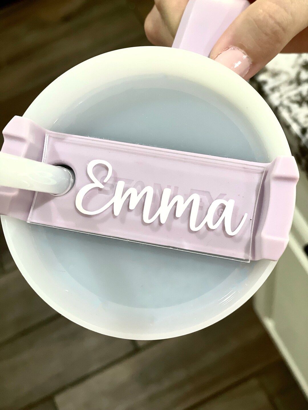 Preppy Stanley Name Plate Acrylic Stanley Tumbler Gift - Etsy | Etsy (US)