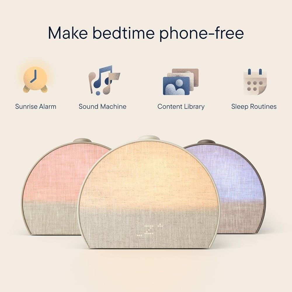 Hatch Restore 3 Sunrise Alarm Clock, Sound Machine, Smart Light (Cocoa) - White Noise, Screen-Fre... | Amazon (US)