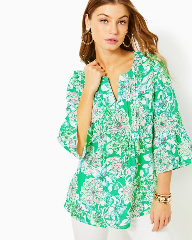 Hollie Linen Tunic | Lilly Pulitzer | Lilly Pulitzer