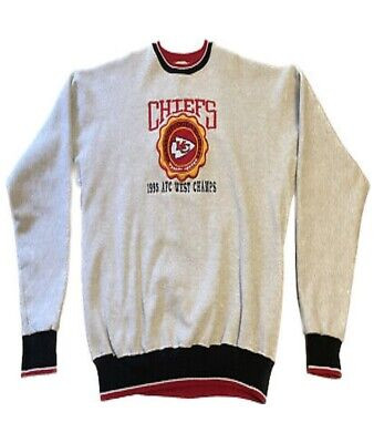 Vintage 1995 Kansas City Chiefs AFC Western Division Champions Sweatshirt 2XL  | eBay | eBay US