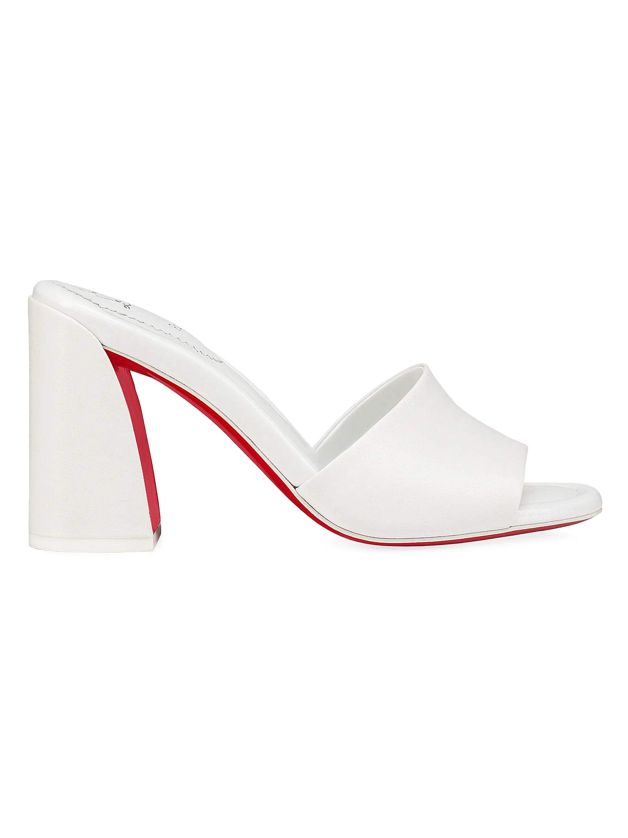 Jane 85MM Leather Mules | Saks Fifth Avenue