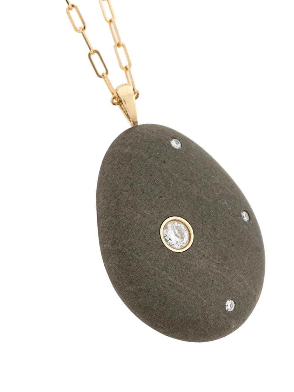 Olivia Diamond And Stone Necklace | The Webster