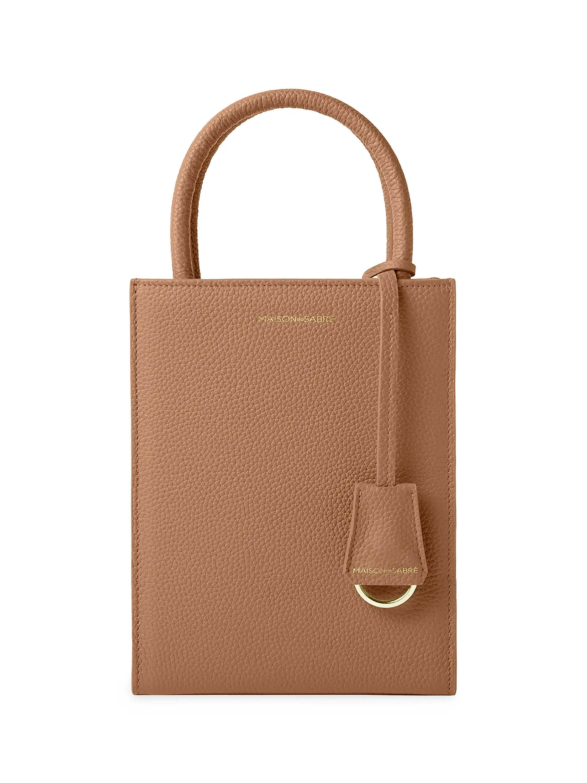 Mini Leather Tote | Saks Fifth Avenue
