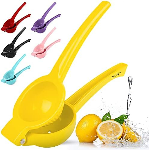 Zulay Premium Quality Metal Lemon Squeezer, Citrus Juicer, Manual Press for Extracting the Most J... | Amazon (US)