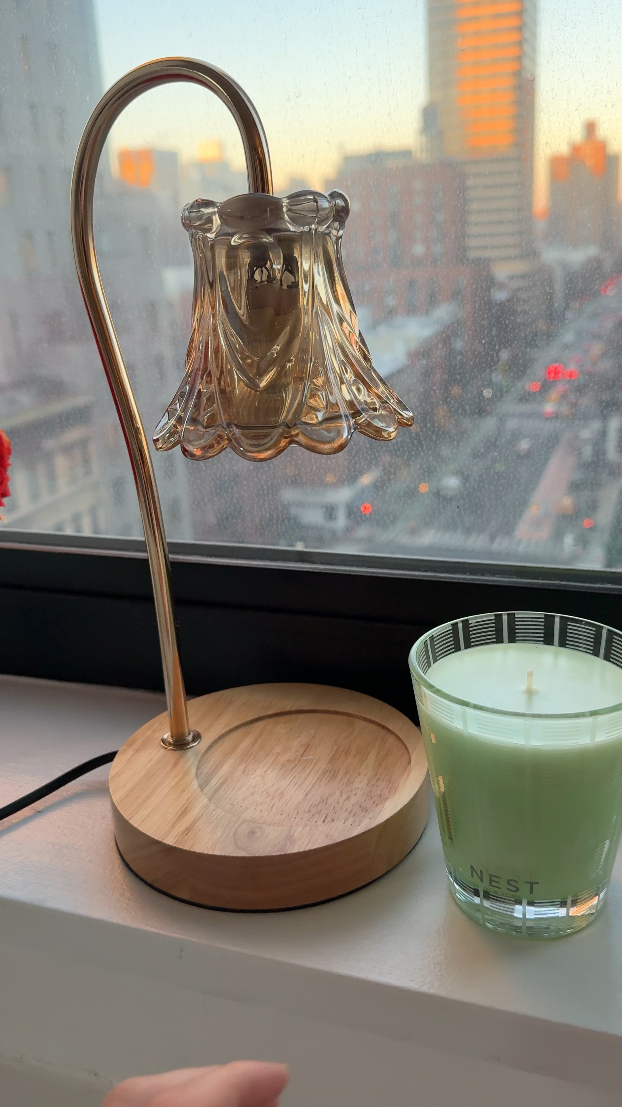 Candle warmer and favorite candle brand! Cucumber and white sage smells amazing and fresh 

#LTKHome