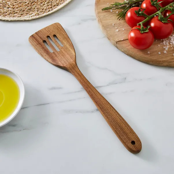 Wooden Slotted Turner | Dunelm
