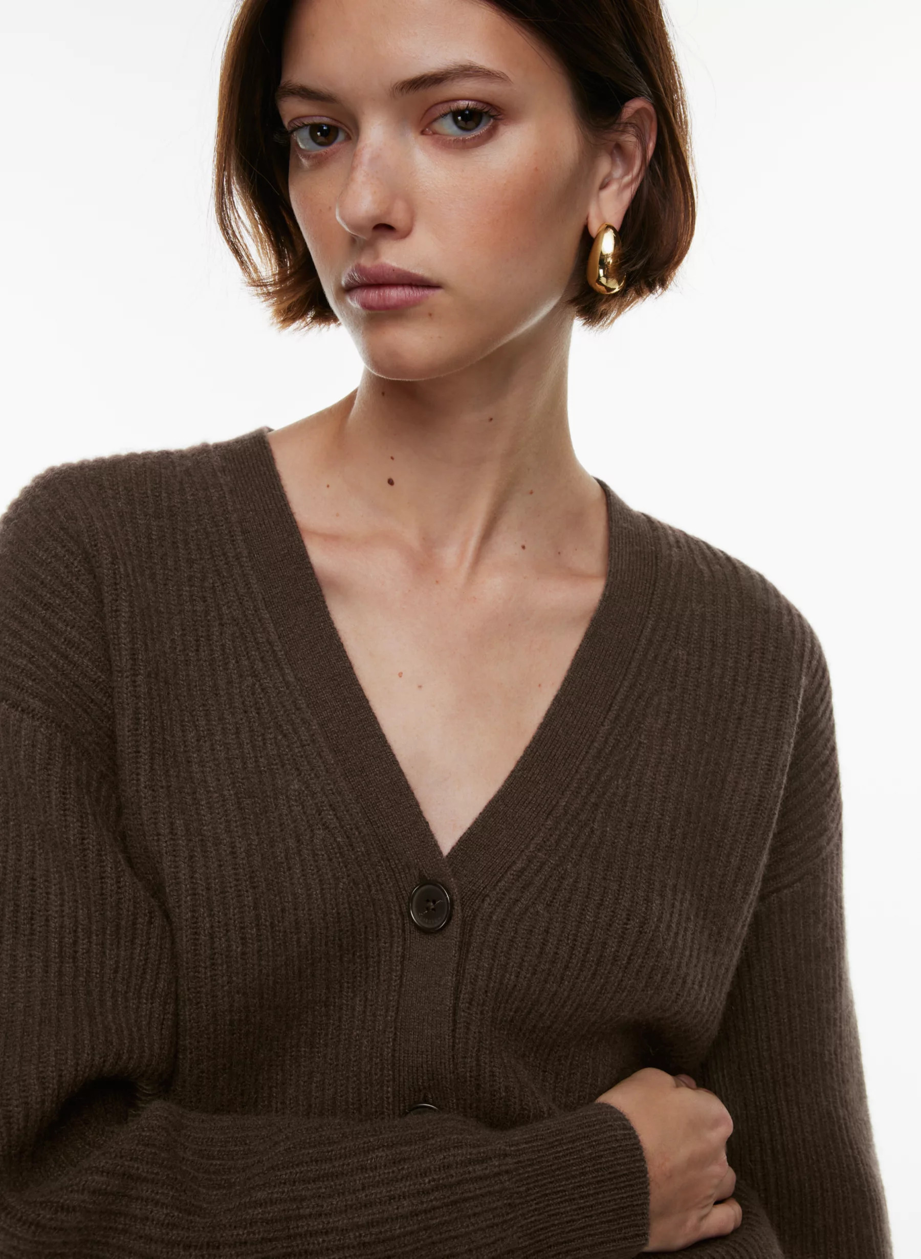 LUXE CASHMERE CANBERRA CARDIGAN | Aritzia
