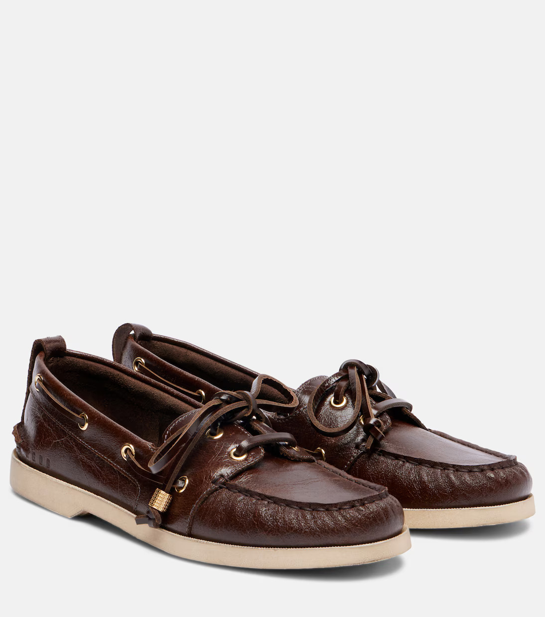 Leather boat shoes | Mytheresa (US/CA)
