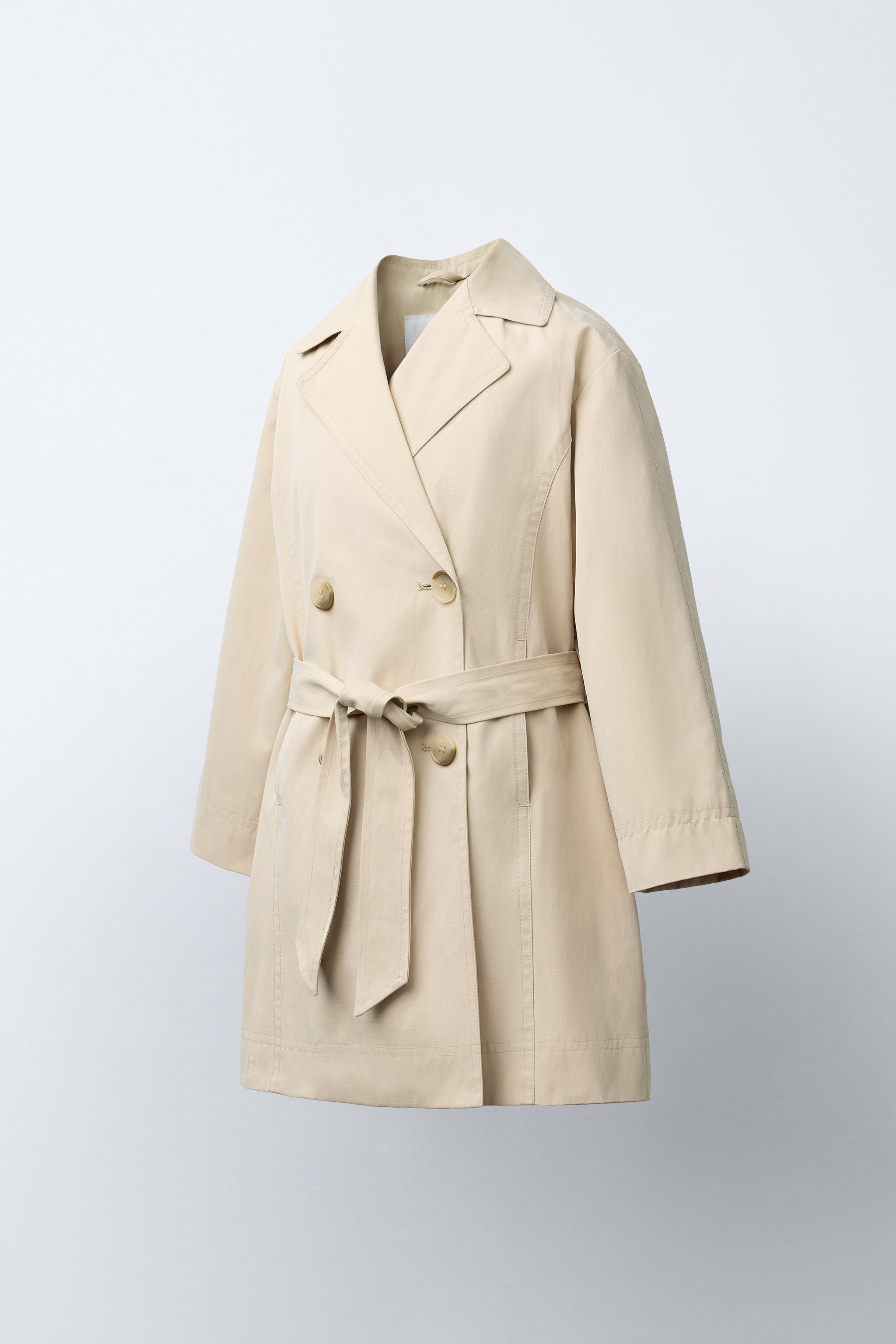 BASIC LONG TRENCH COAT | Zara US