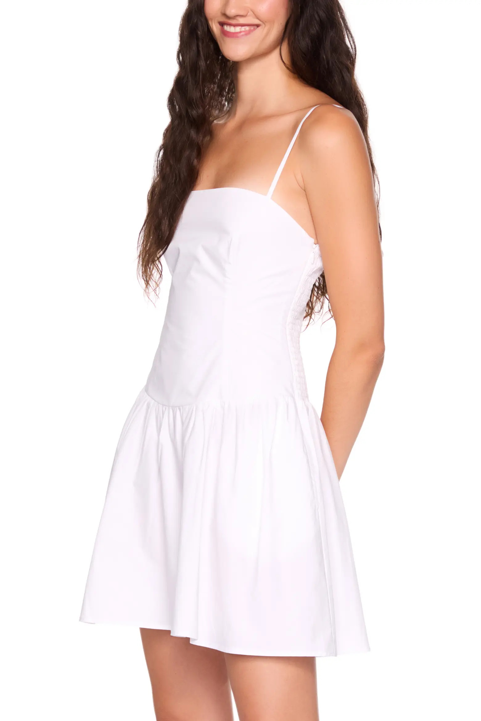 Drop Waist Poplin Minidress (Women) | Nordstrom | Nordstrom