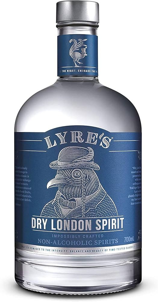 Lyre's Dry London Non-Alcoholic Spirit - Gin Style 0,7 Liter | Amazon (DE)