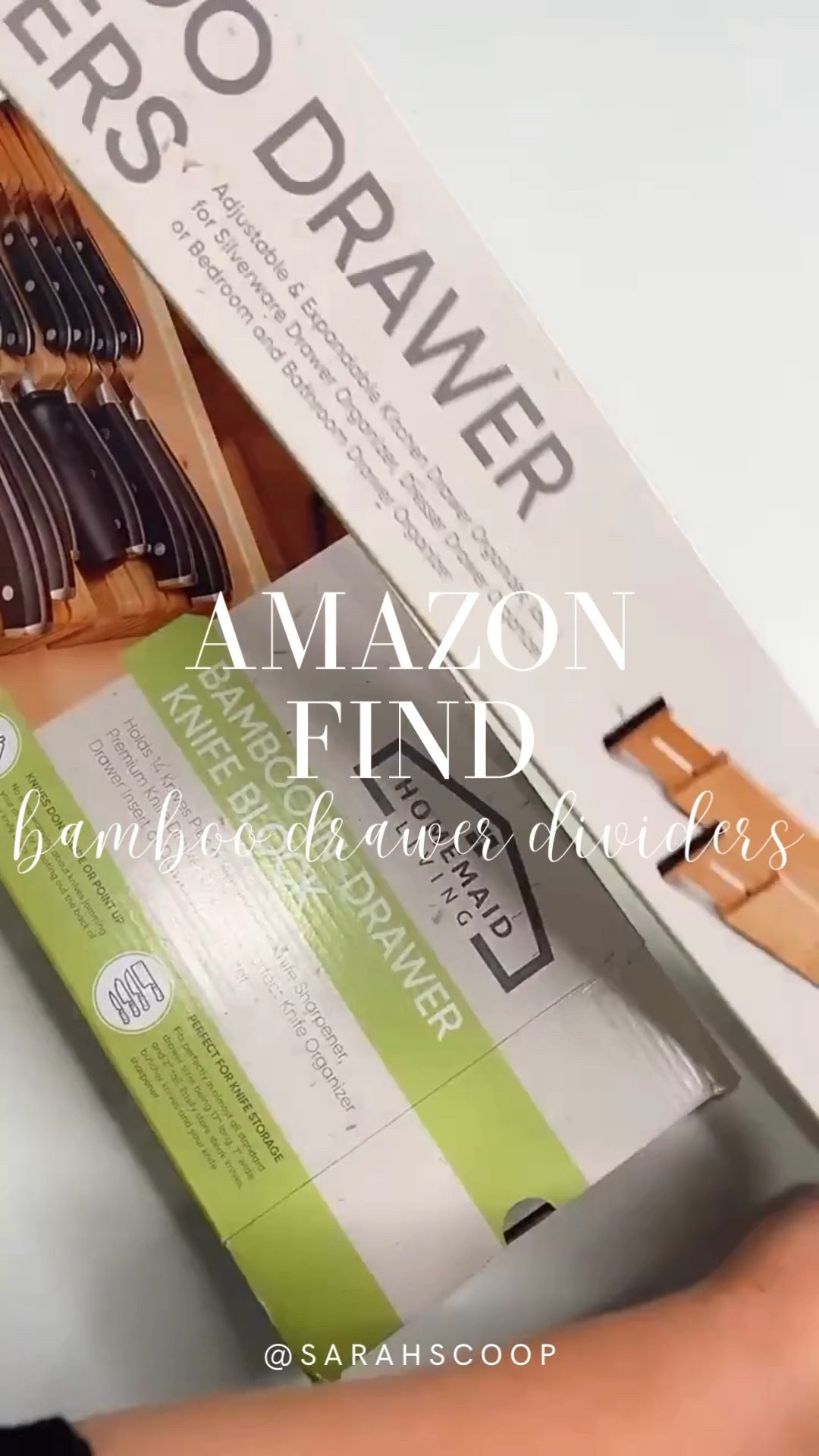 Keep your drawers clean and organized with these beautiful bamboo drawer dividers! There’s nothing better than an organized living space!

#Amazon #AmazonFind #AmazonBestseller #Organization #AmazonOrganization #Deal #Find #Kitchen #DrawerDividers #HomeOrganization #HomeFinds #Home #AmazonHome #KitchenOrganization

#LTKFind #LTKhome #LTKunder50