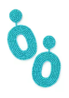 Belk Seed Bead Circle Drop Earrings | Belk