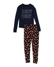 Sunday Funday Tight Fit Pajamas | Marshalls