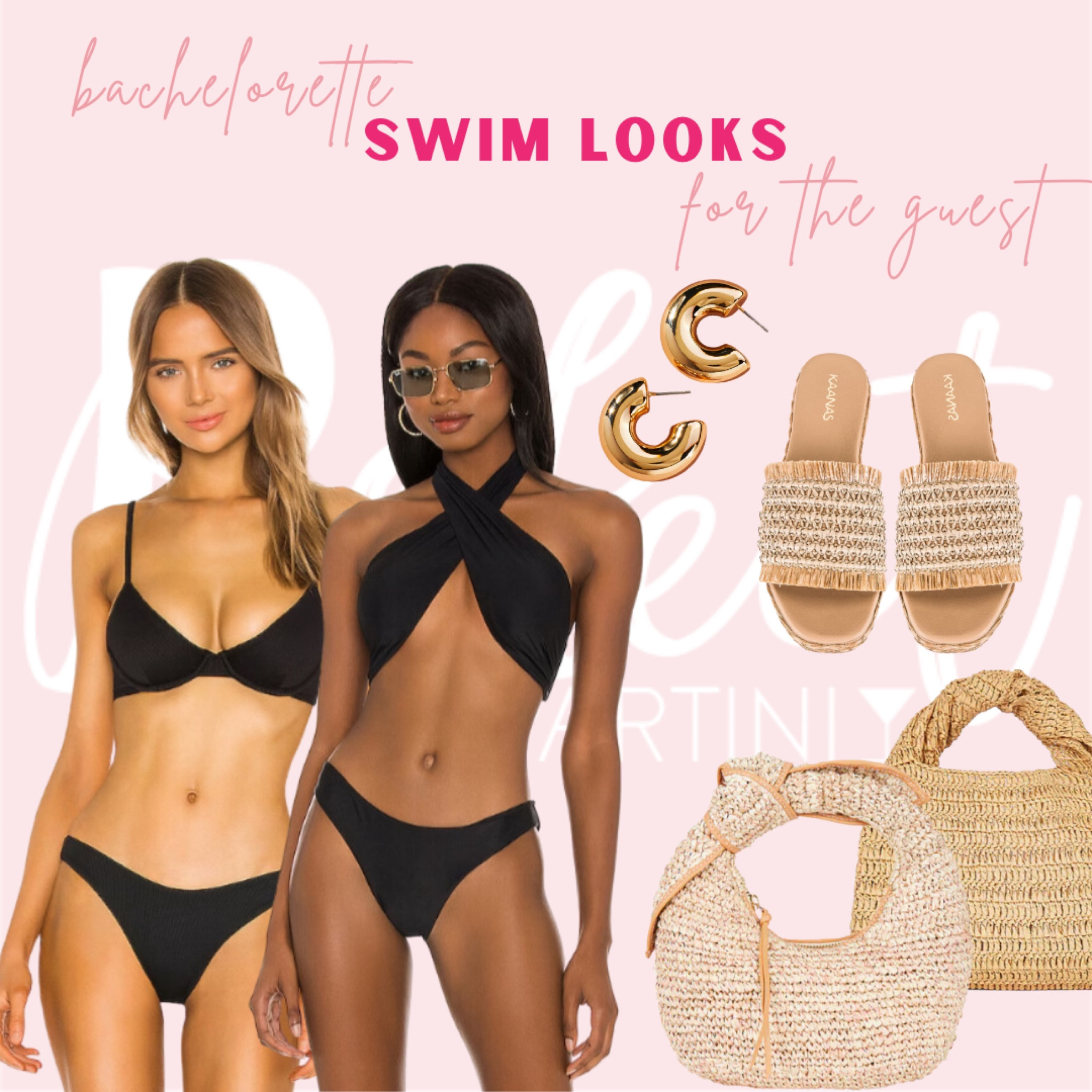 My favorite swim pieces always end up being black which is perfect for a bachelorette weekend or vacation this summer

black swimwear, beach riot swim, black bikini, vacation swim, beach bag, beach sandals, best seller swim, revolve swim, bachelorette party outfit, bachelorette party swim, bridal swim, black high waisted bikini bottom, summer swim 

#LTKtravel #LTKstyletip #LTKswim