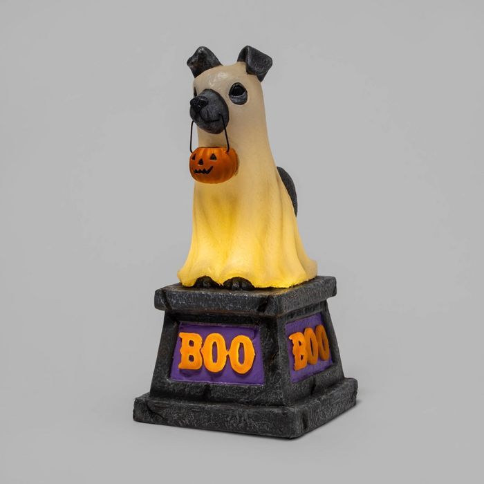 Lit Tombstone with Dog Halloween Decorative Scene Prop - Hyde &#38; EEK! Boutique&#8482; | Target