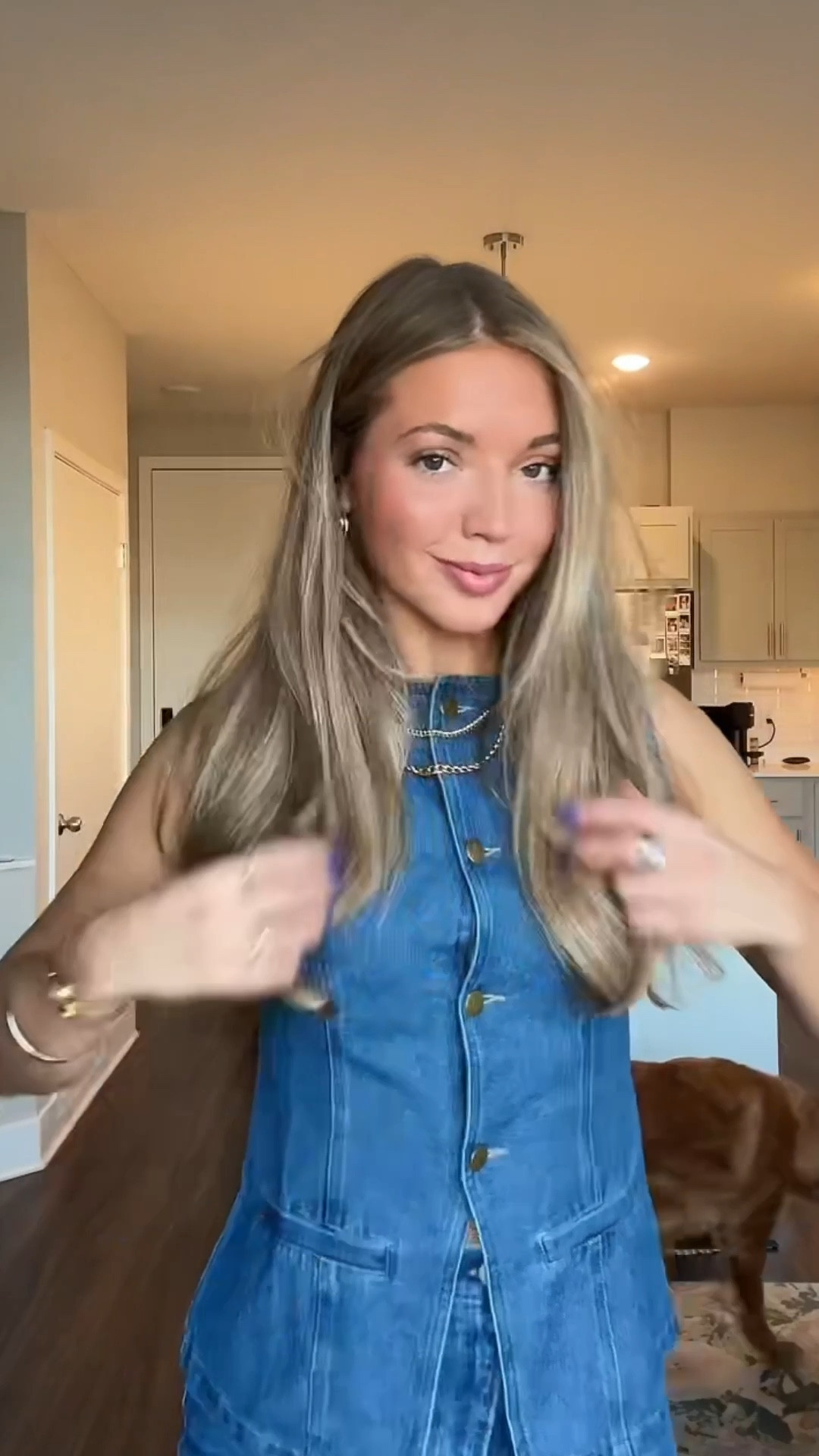 A little denim on denim ! 

Shirt is part of an Amazon set! I love the material and the fit. I got a small in the set but could have sized up to a medium just for the shorts! Sooo good though 💙

#LTKFindsUnder50