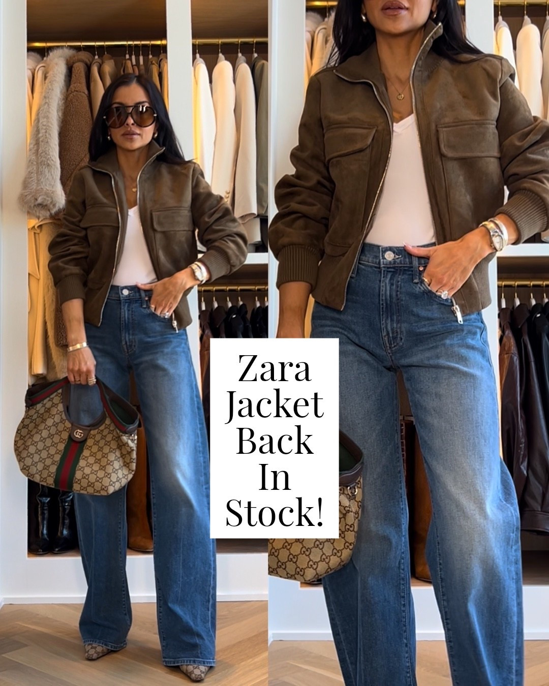 Zara new arrivals 
The best suede jacket under $100! Wearing an XS
Mother jeans wearing a 24
Casual date night outfit 

#LTKPetite #LTKOver40 #LTKootd