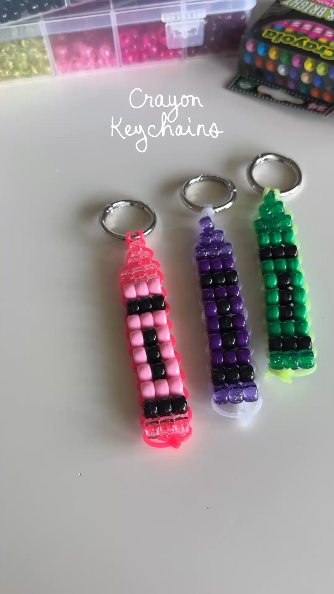 Back to school pony bead keychains 

#backtoschool #schoolessentials #crayons #crayola #hobbylobby #crafts

#LTKmomlife #LTKKids #LTKSeasonal