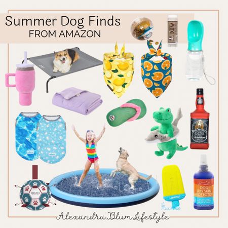 Summer dog finds from Amazon! Amazon dog finds! Dog bed, bog pool, dog toys, dog 

#LTKFindsUnder50 #LTKSeasonal