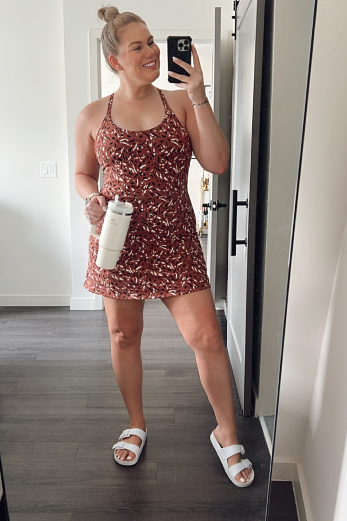 Just saw one of my favorite athleisure dresses is currently 40% off at Old Navy! 
I’m wearing size Large 

#LTKmidsize #LTKcurves #LTKSeasonal