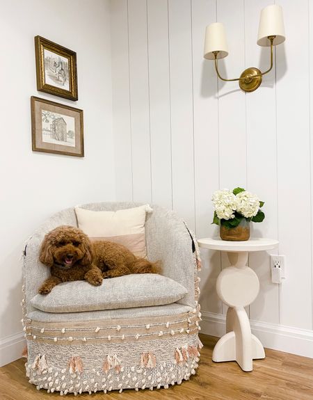 This cute little corner got a little upgrade.. and we love it! 
This cute side table is still on sale @anthropologie

#LTKSale #LTKhome #LTKSeasonal