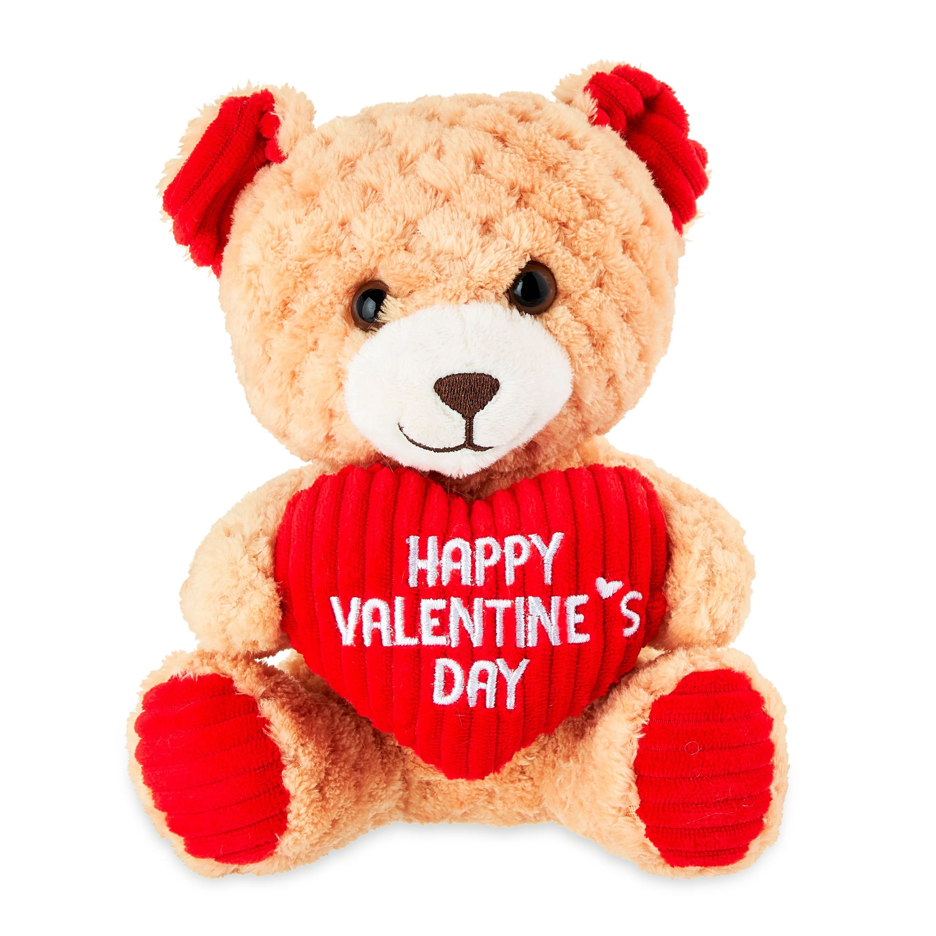 Way to Celebrate! Valentine’s Day 7.25in Plush Soft and Tender Pals, Bear - Walmart.com | Walmart (US)