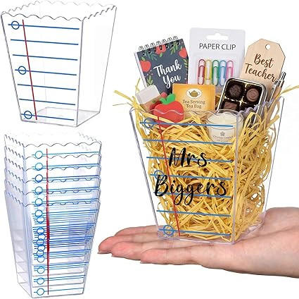 Mimorou 6 Pcs Teacher Gift Box Teacher Appreciation Gift Container Thank You Pencil Notebook Comp... | Amazon (US)