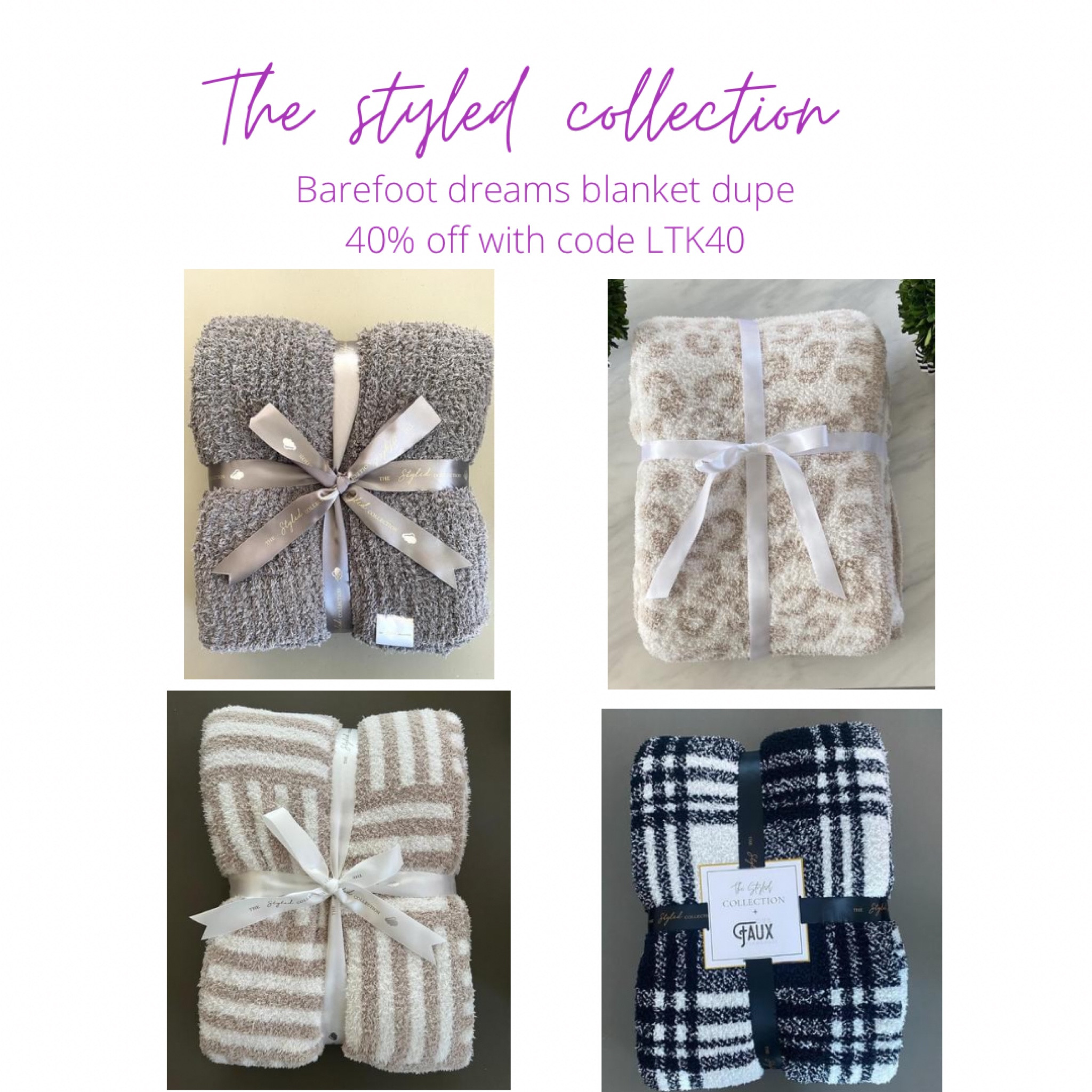 Barefoot Dreams dupe blanket. 40% off using code LTK40

#LTKSale #LTKsalealert #LTKhome