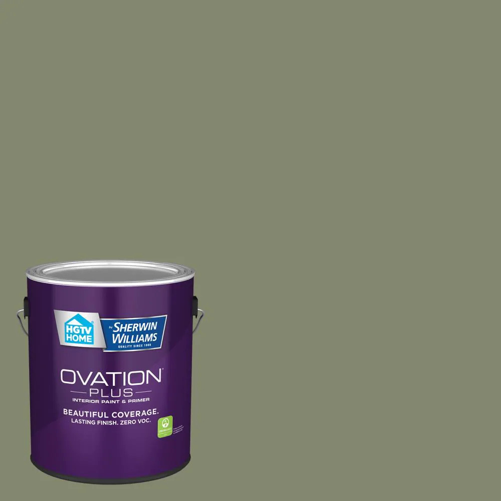 HGTV HOME by Sherwin-Williams Ovation Plus Semi-gloss Native Henna 6001-4B Interior Paint Paint + Primer ( 1-gallon ) | 6001-4B-2557221 | Lowe's