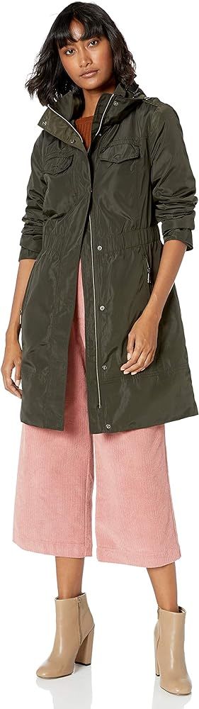 BCBGeneration womens Hooded Anorak With Waist Detail | Amazon (US)