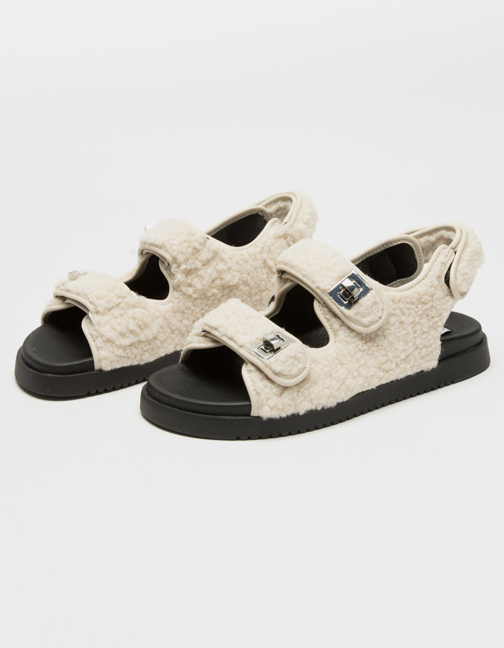 STEVE MADDEN Margie Womens Shearling Sandals | Tillys