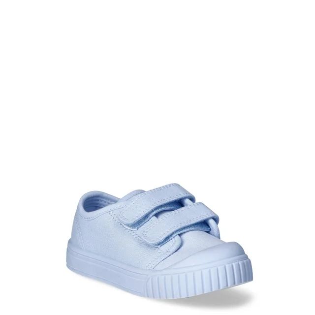 Wonder Nation Toddler Girls Two-Strap Bump Toe Sneakers, Sizes 7-12 - Walmart.com | Walmart (US)