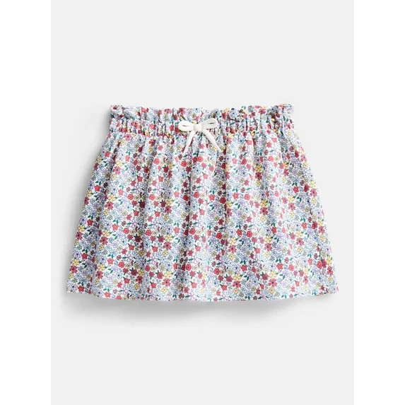 Wonder Nation Little Girls Scooter Skirt with Paperbag Waist, Sizes 4-10 | Walmart (US)