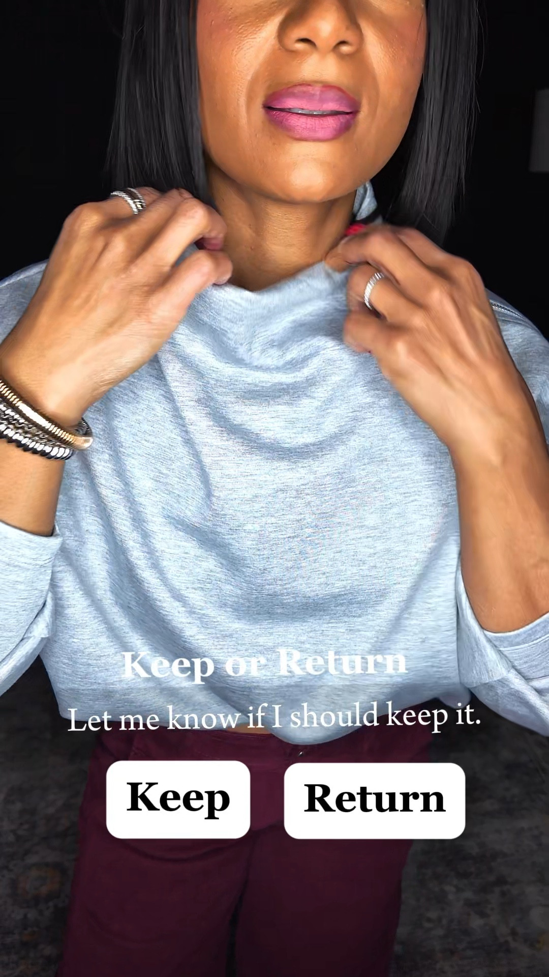 Scoop Scubaknit zip neck from Walmart 🤍
Soft, comfy, and giving elevated casual.
Is she a KEEP or a RETURN? 👀

#LTKgrwm #LTKootd #LTKMidsize