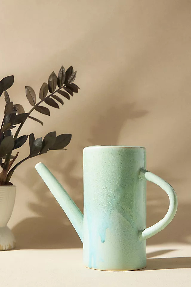 Watercolor Stoneware Watering Can | Anthropologie (US)