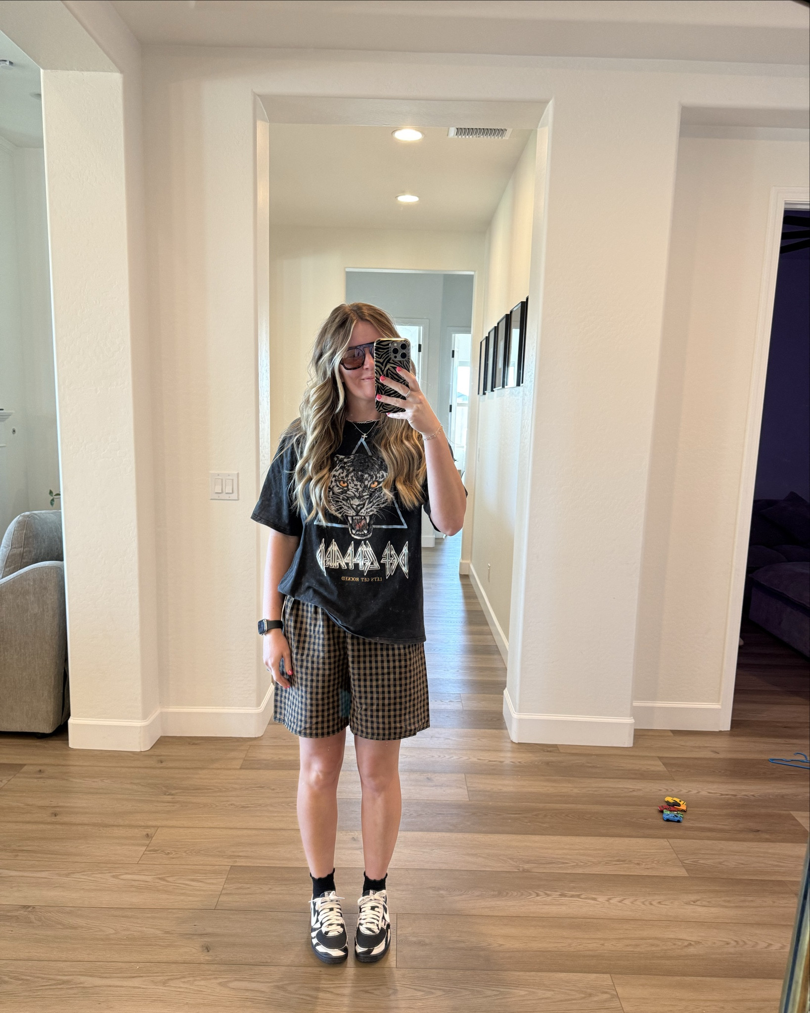 These Walmart shorts are cheappppp. They don't have pockets but I will be wearing them all summer long! 

#LTKmomlife #LTKootd #LTKgrwm