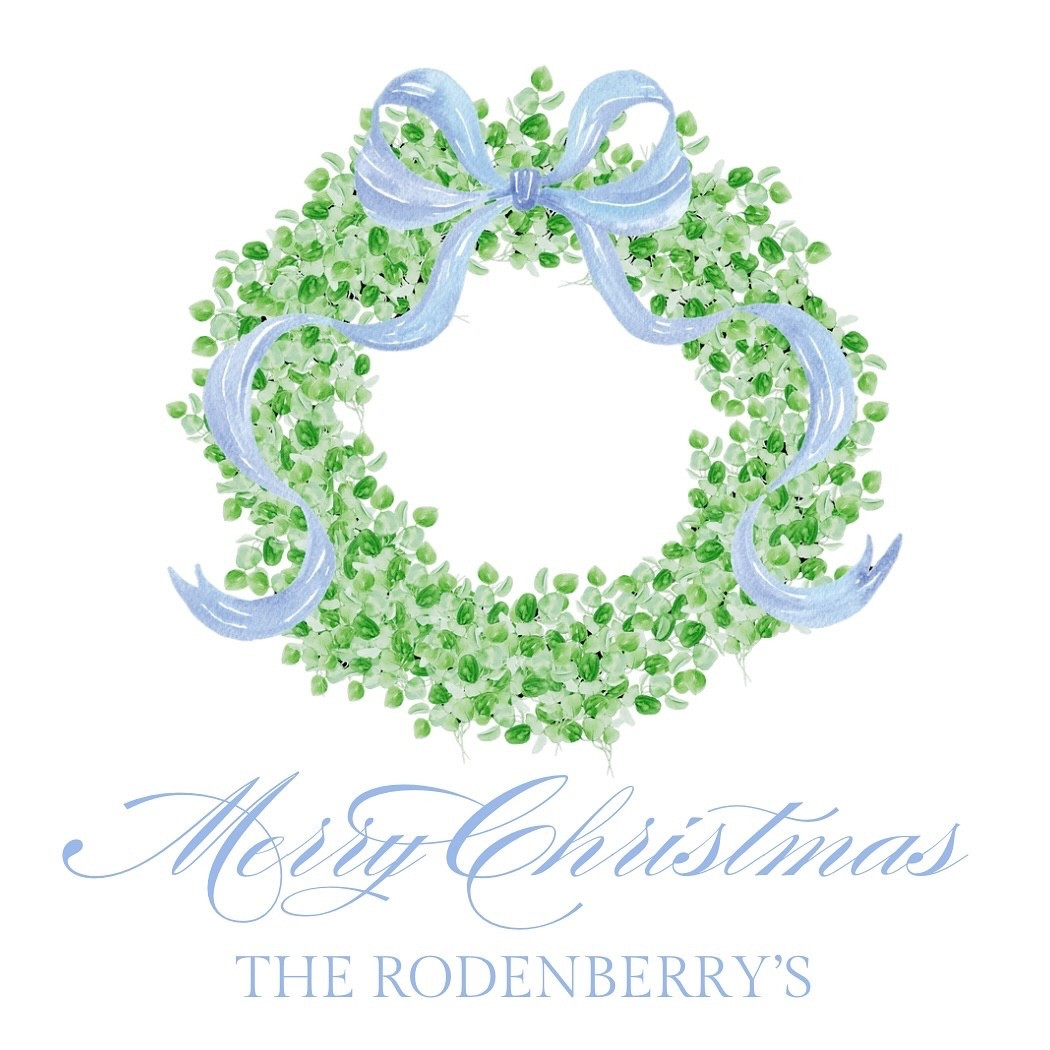 Merry Christmas from The Rodenberry’s 🎄✨
I designed this sweet watercolor wreath gift tag for the holidays, and it’s officially live in my Etsy shop! The soft greens, hand-painted leaves, and pale blue ribbon make it the perfect finishing touch for gifts, treats, and holiday happy mail.

With Small Business Saturday here, it means the world when you choose to shop small—every order truly supports my little creative corner. 💚🎁

If you’re looking for custom, charming, Southern-inspired holiday tags, this one is ready to download and print. I hope it adds a little extra magic under your tree this year.

Tap to shop the tag! 🤍✨
Small Business Saturday Etsy Seller Gift Tags Holiday Stationery Christmas Tags Shop Small Handmade Holiday Southern Style Etsy Finds

#LTKHoliday #LTKCyberWeek #LTKSaleAlert