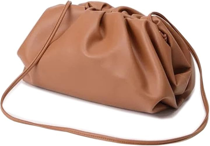 Women Dumpling Pouch Handbag Cloud Purse Soft Clutch Shoulder Crossbody Bag | Amazon (US)
