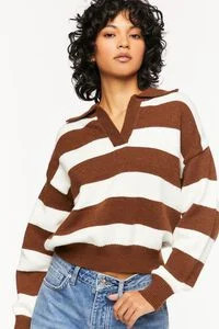 Striped Collared Sweater | Forever 21 (US)