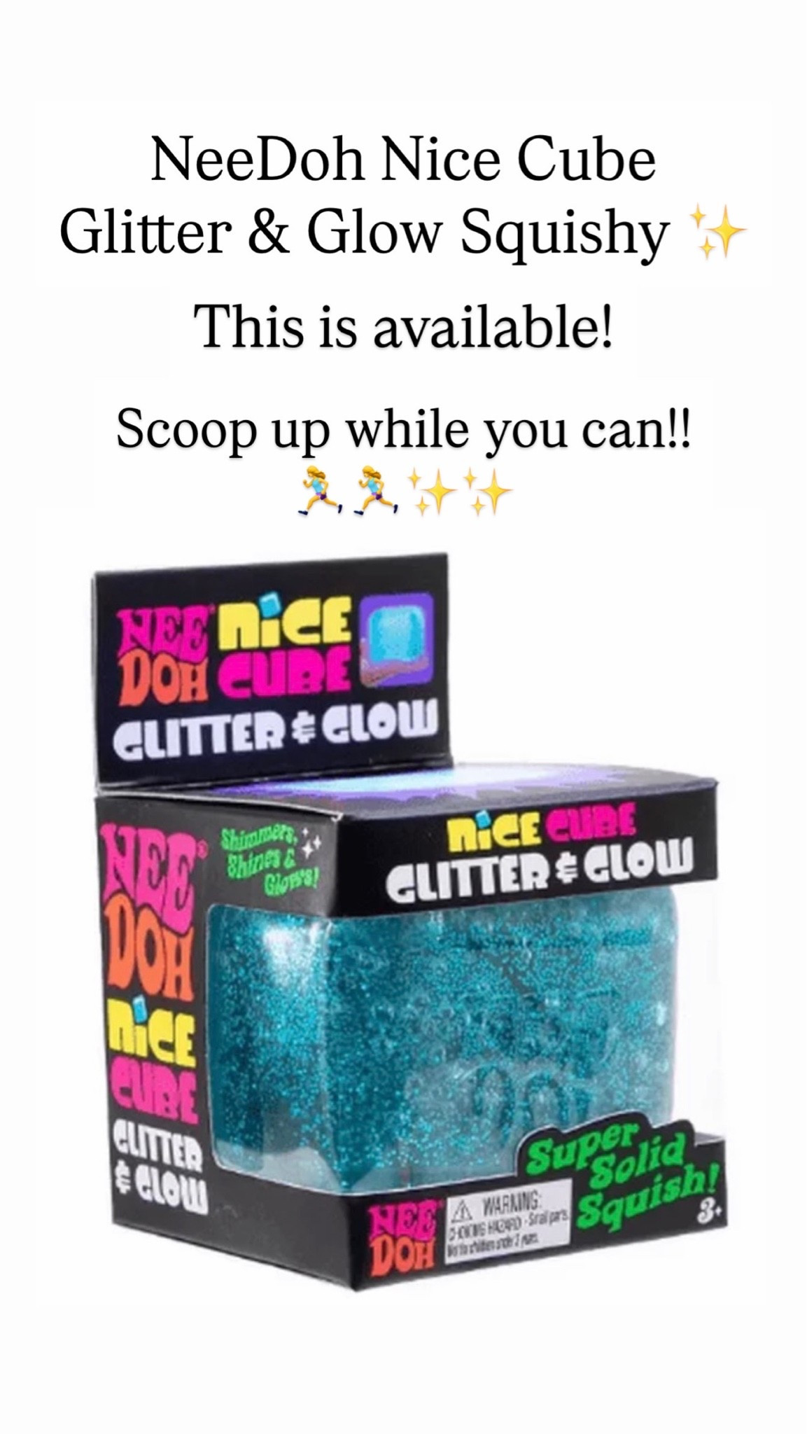 NeeDoh Nice Cube Glitter & Glow Squishy

#LTKKids