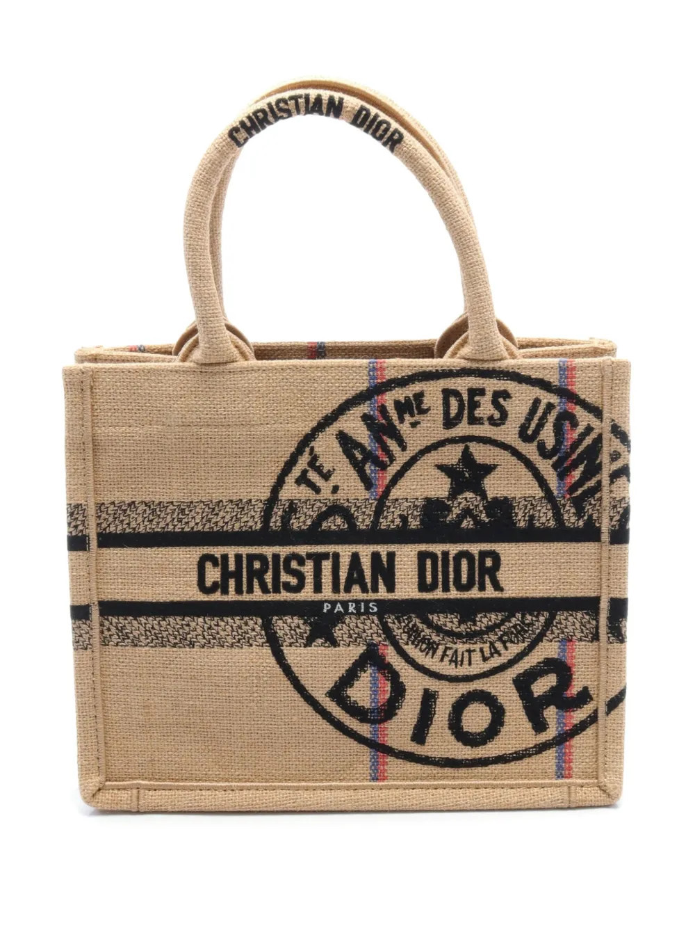 Christian Dior Pre-Owned 2010 small Dior Book Tote bag - Neutrals | Farfetch Global