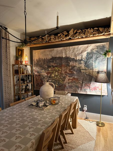 Dining room decor roundup

Tapestry. Chandelier. Dining chairs. Rug. Bar shelf.

#LTKhome #LTKFind