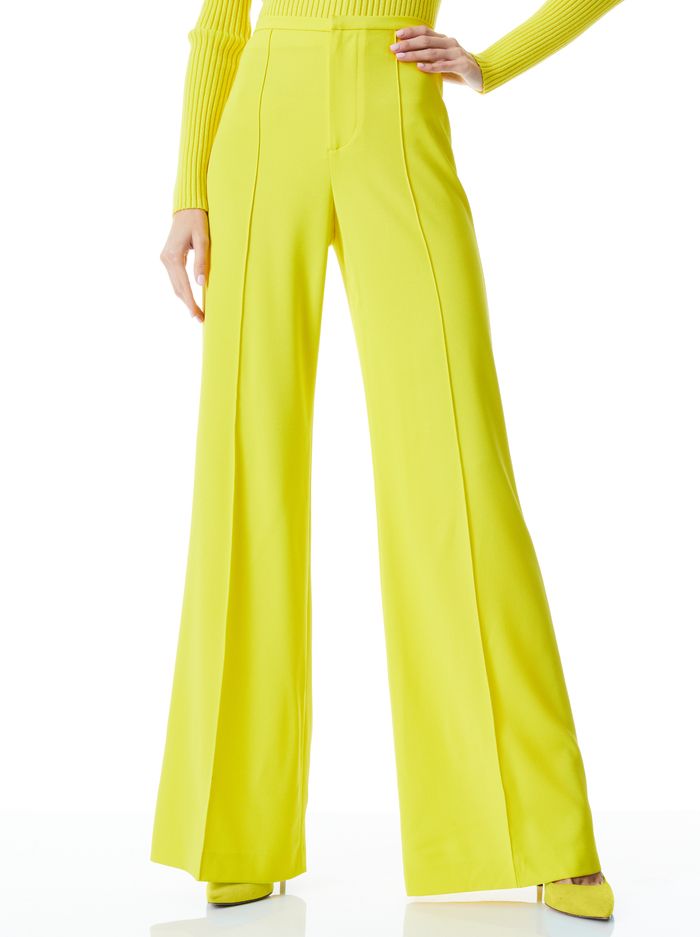 DYLAN HIGH WAISTED WIDE LEG PANT | Alice + Olivia