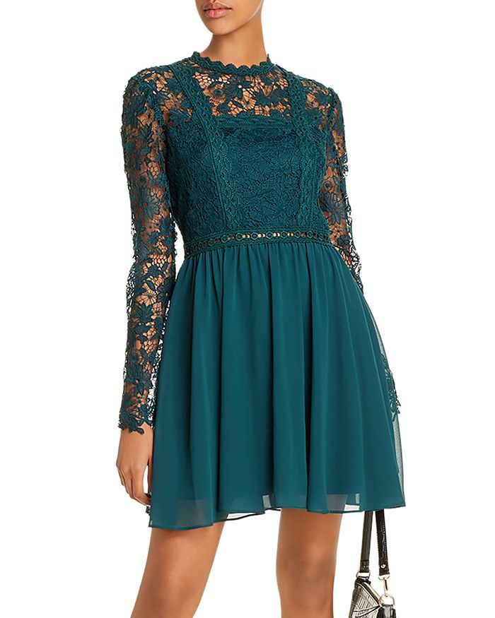 AQUA Lace-Bodice Fit-and-Flare Dress - 100% Exclusive  Back to Results -  Women - Bloomingdale's | Bloomingdale's (US)