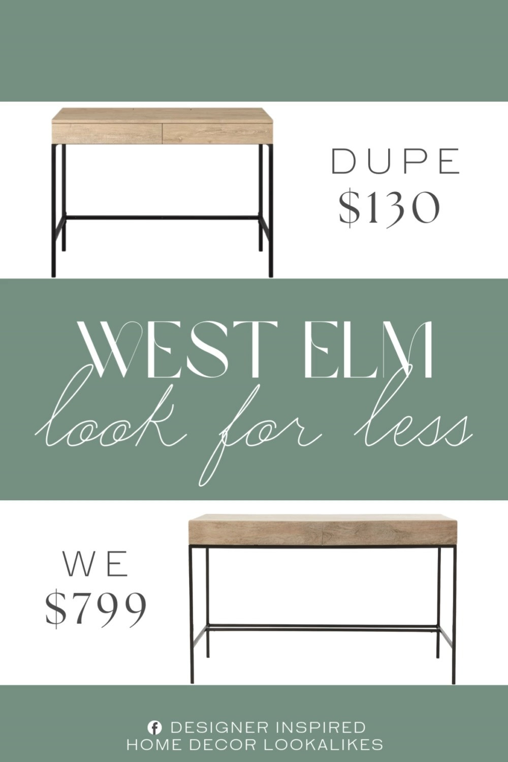 Inspired by West Elm Storage Desk. Modern Storage Desk. Mid-Century Modern Desk. Contemporary Wood Desk. Storage Writing Desk. Natural Wood Desk. Solid Wood Desk. Modern Home Office Furniture. Desk with Storage.  

Home more affordable option find copy cat similar look for less budget friendly affordable cheap cheaper beautiful pretty. Clearance sale coupon code discount code promo code luxury lookalike look a like Inspo inspiration inspired by idea ideas Love like these? I share multiple every day in my FB group.
#westelminspired #storagedesk #studydesk #officeinspo #woodendesk #writingdesk #modernfurniture #modernoffice #furniturefinds 

 #LTKHome