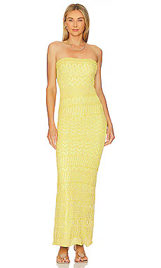 x REVOLVE Strapless Crochet Maxi Dress
                    
                    SNDYS | Revolve Clothing (Global)