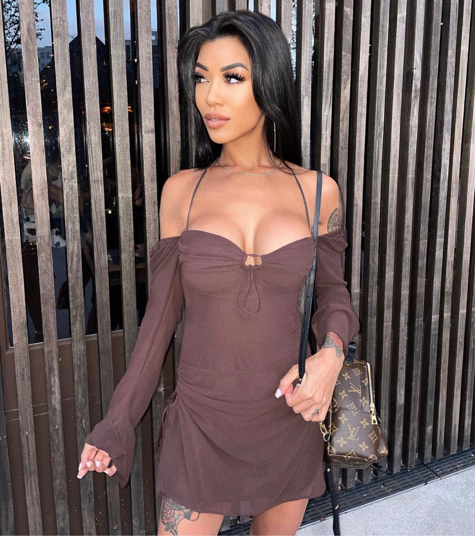 This fun and flirty dress is perfect for a girls night out. 