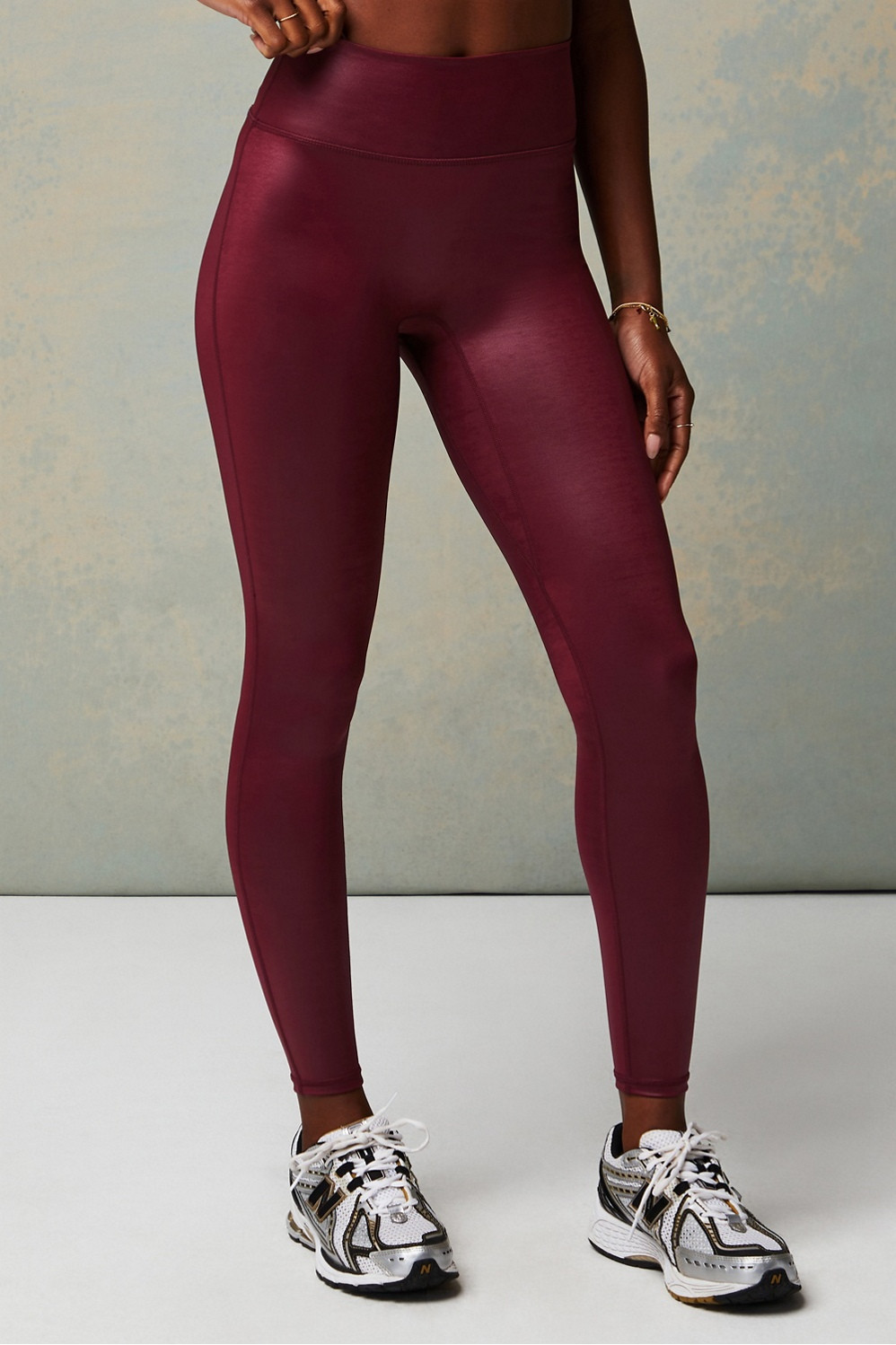Anywhere Motion365+ Shine High-Waisted Legging | Fabletics - North America